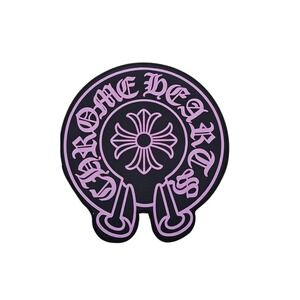 Chrome Hearts CH Pink Rug Non Slip Back